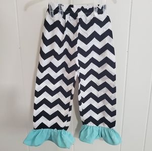 2T Chevron/Blue Bell Bottoms